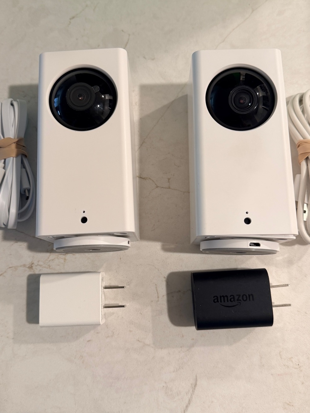 WYZE Cam Pan V2 Security Camera Color Night Vision - Set of 2